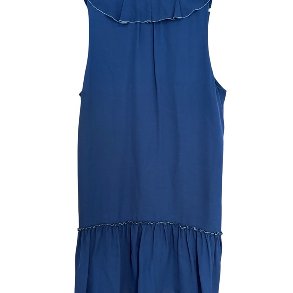 Joie Navy Ruffled Mini Dress - Picture 3 of 5